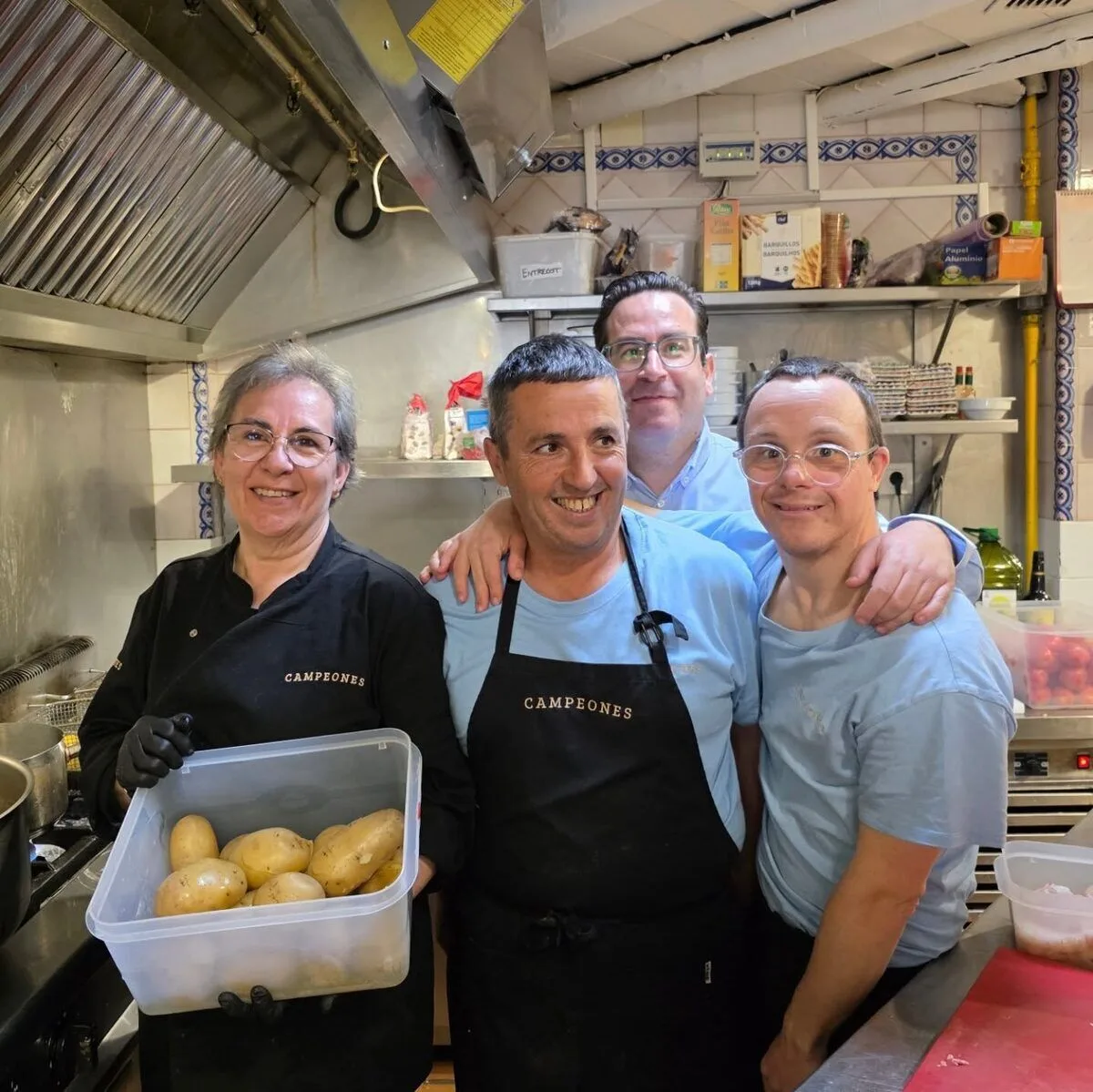 En la cocina